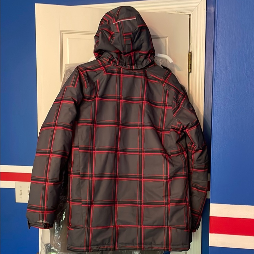 Columbia Gray and Red Plaid Jacket - Picture 4 of 4